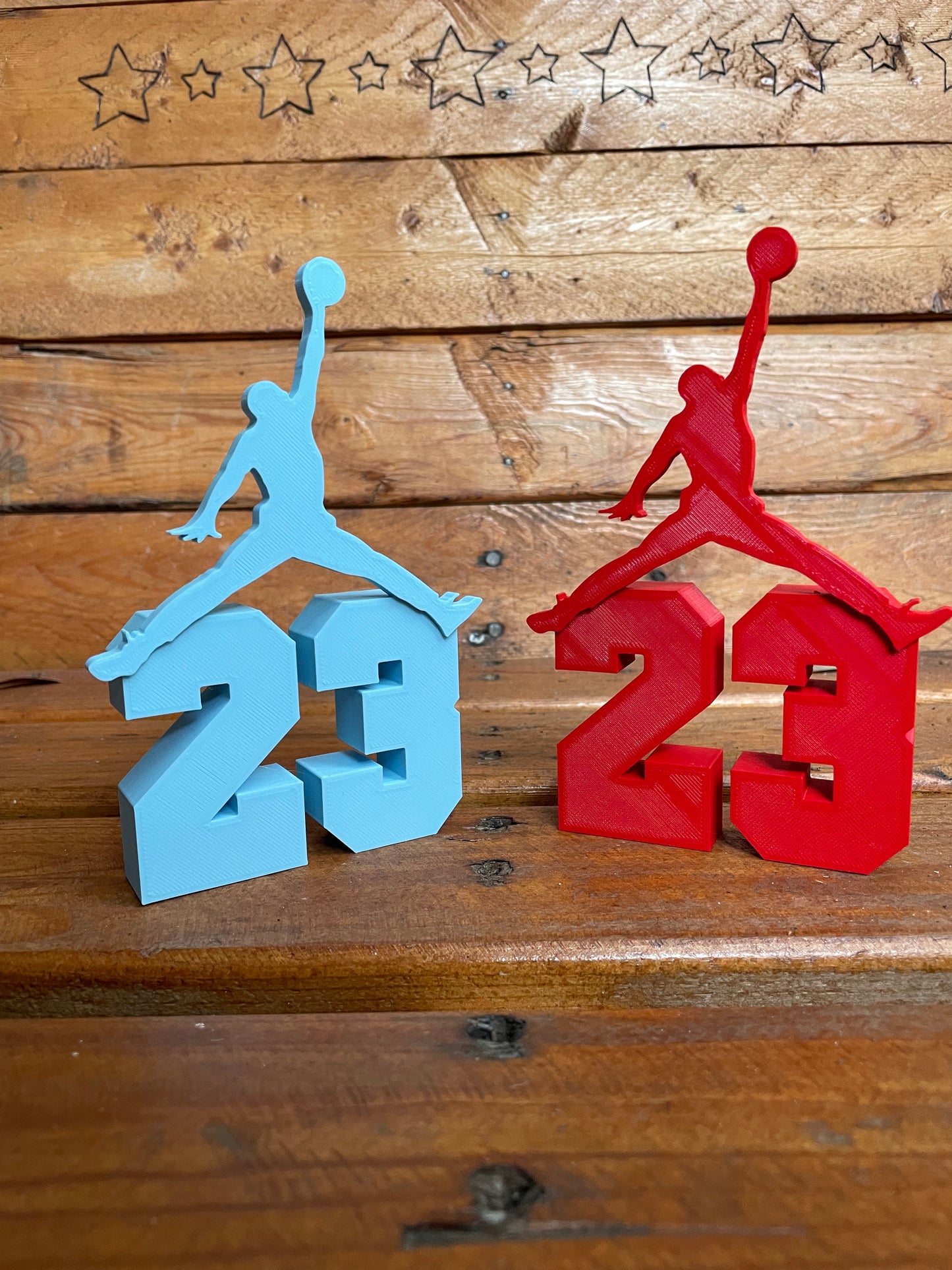 3D Printed Number 23 Air Jordan Jumpman logo