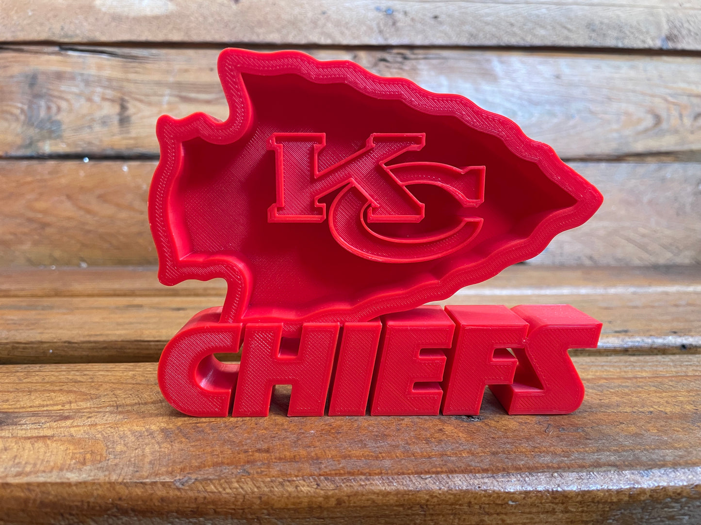 Kansas City Chiefs 3D Printed Logo